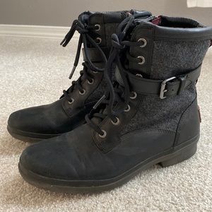 Black ugg snow boots